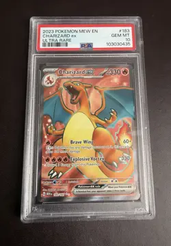 Pokemon TCG Charizard 151 Ultra Rare 183/165 PSA 10 - Image 1