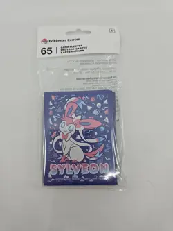Pokemon Center Sylveon TCG Card Sleeves 65ct New - Image 1