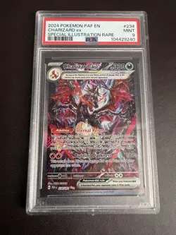 Pokemon TCG Charizard Paldean Fates SAR 234/091 PSA 9 - Image 1