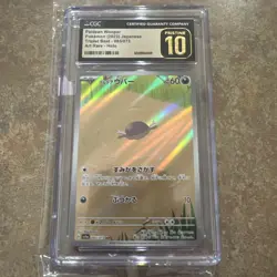 CGC 10 Pristine | Pokemon Japanese Triplet Beat Paldean Wooper Art Rare 085/073 - Image 1