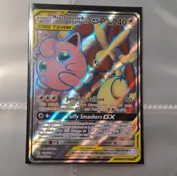 Pokemon Mega Lopunny & Jigglypuff GX Ultra Rare Holo 240 HP 225/236 English - Image 1