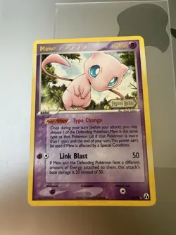 Pokemon TCG Legend Maker Mew Reverse Holo Rare 10/92 Very Clean! Double Swirl!! - Image 2