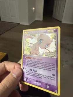 Pokemon TCG Legend Maker Mew Reverse Holo Rare 10/92 Very Clean! Double Swirl!! - Image 3