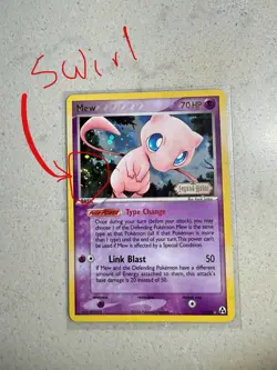 Pokemon TCG Legend Maker Mew Reverse Holo Rare 10/92 Very Clean! Double Swirl!! - Image 4
