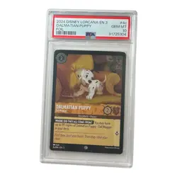 2024 Disney Lorcana EN 3 Foil Dalmatian Puppy Tail Wagger #4c PSA 10 - Image 1