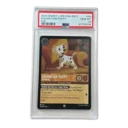 2024 Disney Lorcana EN 3 Foil Dalmatian Puppy Tail Wagger #4d PSA 10 - Image 1