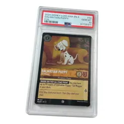 2024 Disney Lorcana EN 3 Foil Dalmatian Puppy Tail Wagger #4e PSA 10 - Image 1