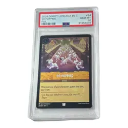 2024 Disney Lorcana EN 3 Foil 99 Puppies #24 PSA 10 - Image 1