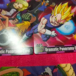 Son Goku Dragon Ball One Piece Jump 40th Anniversary Card rare Set of 5 - Image 5