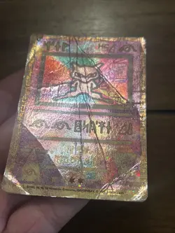Pokemon TCG Ancient Mew Movie Promo Card Holographic 1999/2000 HP Creased - Image 2