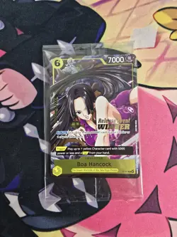 One Piece Card Game Boa Hancock Pre-Release Event Winner P-115 Near Mint Sealed - Image 1
