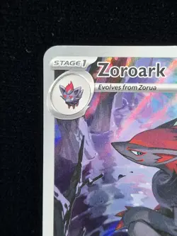 Pokemon TCG White Flare Zoroark Card 143/086 Illustration Rare Near Mint NM - Image 2