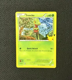 Pokemon TCG Treecko 3/25 Holo 25th Anniversary McDonald’s Promo NM - Image 1