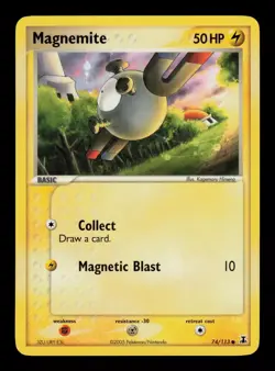 Magnemite 74/113 Delta Species, EX Pokemon LP-EXC BUY 2 CARDS GET 1 FREE!! - Image 1