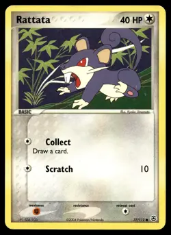Rattata 77/112 - FireRed & LeafGreen EXC BUY 2 CARDS GET 1 FREE!! - Image 1