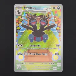 Pokemon TCG Card Zweilous 147/086 White Flare Illustration Rare *English* - NM - Image 1