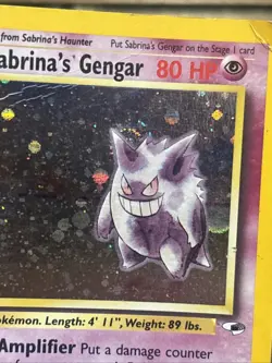 Wizards of the Coast Sabrina's Gengar 14/132 Gym Challenge Holo Rare 1999 - Image 2