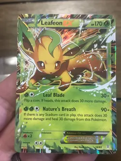 The Pokemon Company Leafeon EX 10/83 Generations Ultra Rare Holo Eng 2016 170HP - Image 1