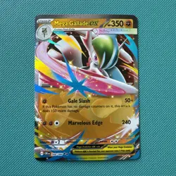 Tcg Pokemon Mega Gallade ex 48/86 Double Rare Pokemon Chaos Rising ME04 NM - Image 1