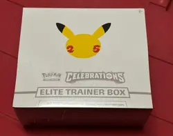 Pokemon TCG Celebrations Elite Trainer Box 25th Anniversary ETB Sealed NEW 820650809439 - Image 1