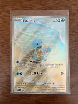 Pokemon TCG Squirtle 170/165 Scarlet & Violet 151 Illustration Rare NM - Image 3