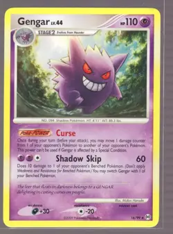 Gengar (16) - Arceus (AR) 16/99 / Rare 2009 Pokemon / Nintendo - Image 1