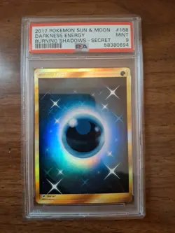 2017 Pokemon Sun & Moon Darkness Energy 168/147 PSA 9 - Image 1