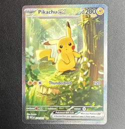 Pikachu ex 276/217 Scarlet & Violet 151 SIR Full Art Holo Pokemon TCG - Image 1
