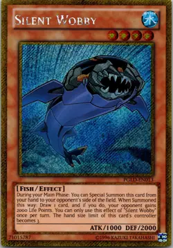 Yugioh Silent Wobby PGLD-EN013 Gold Secret Rare NM - Image 1
