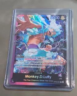Monkey.D.Luffy OP09-061 SR Leader Starter Deck 26 Holo Foil One Piece TCG NM - Image 1