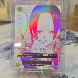 Bandai One Piece TCG Boa Hancock You'll Frighten Me OP14-118 Foil Alt Art JP R - Image 1