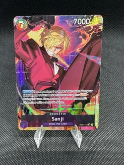 Bandai One Piece TCG Sanji OP09-065 Emperors in the New World Alt Art SR ENGLISH - Image 1