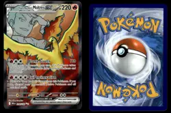 Team Rocket's Moltres ex 208/182 Ultra Rare Destined Rivals Pokemon Card - Image 1