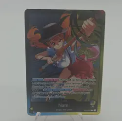 Bandai One Piece Nami OP11-041 Alternate Art Foil English Leader Card 5000 Power - Image 1