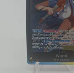 Bandai One Piece Nami OP11-041 Alternate Art Foil English Leader Card 5000 Power - Image 5