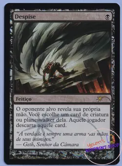 Despise FOIL FNM Promos, Mtg MISPRINT. Card in Portuguese, Name in English - Image 1