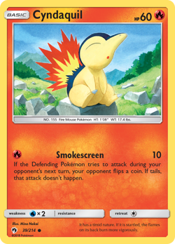 Cyndaquil 39/214 Common | Lost Thunder | Pokemon Card - Image 1