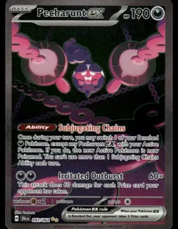 Pokemon Cards Pecharunt ex 093/064 Shrouded Fable Special Illustration Rare NM - Image 1