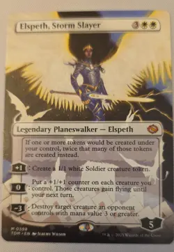 Elspeth, Storm Slayer (Borderless) Tarkir: Dragonstorm Regular - Image 1
