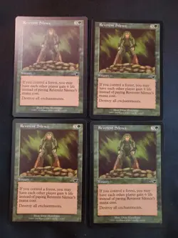 4x Nemesis Reverent Silence #111 NM MTG TCG CCG Playset Magic The Gathering * - Image 1