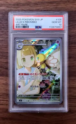 Pokemon - Lillie's Ribombee Art Rare - Japanese - Journey Together-PSA 10 GEM 💎 - Image 1