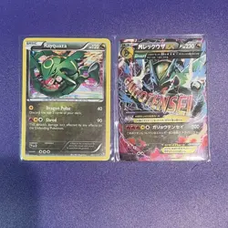 OFFER !! Pokemon TCG Rayquaza 93/113 Holo + Japanese M Rayquaza EX LP/NM - Image 1
