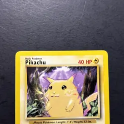 Pokemon Pikachu 58/102 Base Set UK 4th Print 1999-2000 MP - Image 3