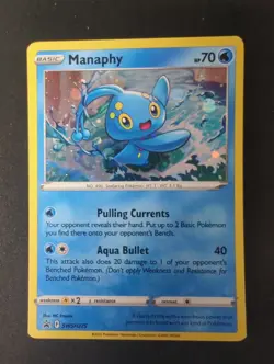 Manaphy SWSH275 ~ Pokemon Sword & Shield Holo Black Star Promo ~ NM - Image 1