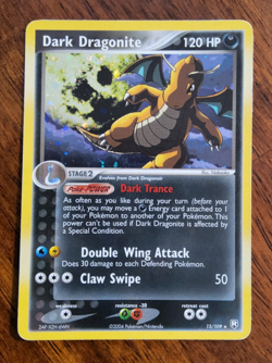 Pokemon TCG Dark Dragonite EX Team Rocket Returns #15/109 holo 2004 LP - Image 1