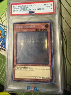 2022 YU-GI-OH! GFP2-GHOSTS FROM THE PAST: THE 2ND HAUNTING CYBER DRAGON PSA 9 - Image 1