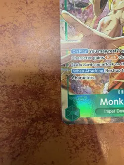 One Piece Monkey D. Luffy ST30-012 SR English Art parallel start deck - Image 4