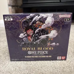 One Piece TCG OP10 Royal Blood English Booster Box sealed - Image 1