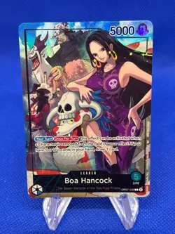 One Piece 2025 PSA Magazine Promo Boa Hancock OP07-038 Alternate Alt Leader NM - Image 1