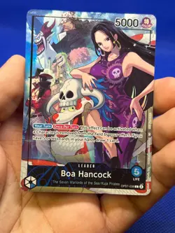 One Piece 2025 PSA Magazine Promo Boa Hancock OP07-038 Alternate Alt Leader NM - Image 2